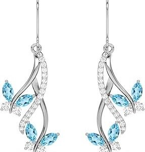 Clara 925 Silver Butterfly Pendant Earring Chain Bracelet Ring for Women