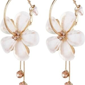 YouBella Jewellery Earings Gold Plated Floral Earrings for Girls and Women